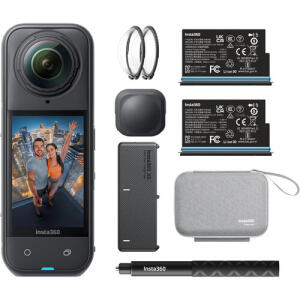 Insta360 X5 360 Action Camera Essentials Bundle