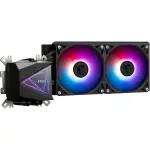 MSI - MAG Core Liquid I240 - AIO ARGB CPU Liquid Cooler - 240mm Radiator - 2x 120mm ARGB Gen 2 PWM Fans - Black (MAG CORELIQUID I240)