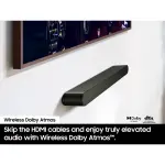 Samsung - HW-S60D 5.0 Channel S-Series All-in-one Soundbar, Dolby Atmos and Q-Symphony - Black (HW-S60D)