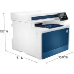 HP LaserJet Pro 4301fdn Color All-in-One Laser Printer (White/Blue)