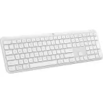 Logitech K950 Signature Slim Wireless Keyboard – Full-Size, Quiet Typing, Off-White