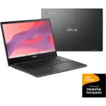 ASUS Chromebook CM1402 14" FHD Laptop, MediaTek 520, 4GB RAM, 64GB eMMC – Gray