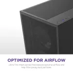 NZXT - H5 Flow RGB 2024 Compact ATX Mid-Tower Airflow PC Case - Black (CC-H52FB-R1)