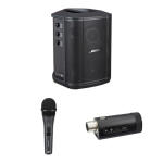 Bose S1 Pro+ Wireless PA System Kit with Sennheiser Handheld Mic and Mic Transmitter