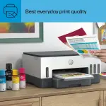 HP - Smart Tank 7001 Wireless All-In-One Supertank Inkjet Printer with up to 2 Years of Ink Included - White & Slate