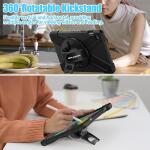 BRAECN Case for Galaxy Tab S5e 10.5" (2019) – Shockproof Kids Cover with Stand, Strap & Screen Protector – Black