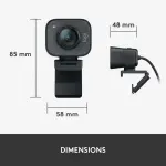 Logitech - StreamCam Plus 1080 Webcam for Content Creation and Live Streaming - Graphite (960-001280)