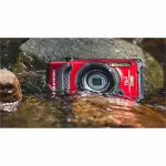 Olympus OM SYSTEM TG-7 4K Waterproof Digital Camera – Red