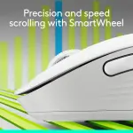 Logitech Signature M650 Wireless Mouse – Silent Clicks, Off-White