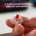 Glorious - Lubed Mechanical Keyboard 3-pin Hot Swappable Switches (110x) - Linear - Fox (GLO-KB-ACC-SWT-FOX-LUBED-110)