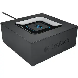 Logitech - Wireless Bluetooth Speaker Adapter - Black (980-000910)