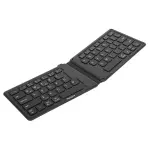 Targus - Ergonomic Foldable Bluetooth Antimicrobial Keyboard - Black (AKF003US)