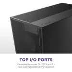 NZXT - H7 Flow 2024 Mid-Tower ATX PC Case with RGB Fans - Black