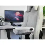 Arozzi - Memory Foam Armrest Pads - Grey