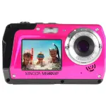Minolta - MN40WP 48.0 Megapixel Waterproof Digital Camera Pink