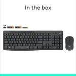 Logitech - MK295 Full-size Wireless Keyboard and Mouse Combo for Windows and Chrome OS - Graphite (920-009782)