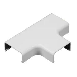 Legrand Wiremold CordMate II Cord Cover T Fitting, Cord Hider for Home or Office, Holds 3 Cables, White (C51)