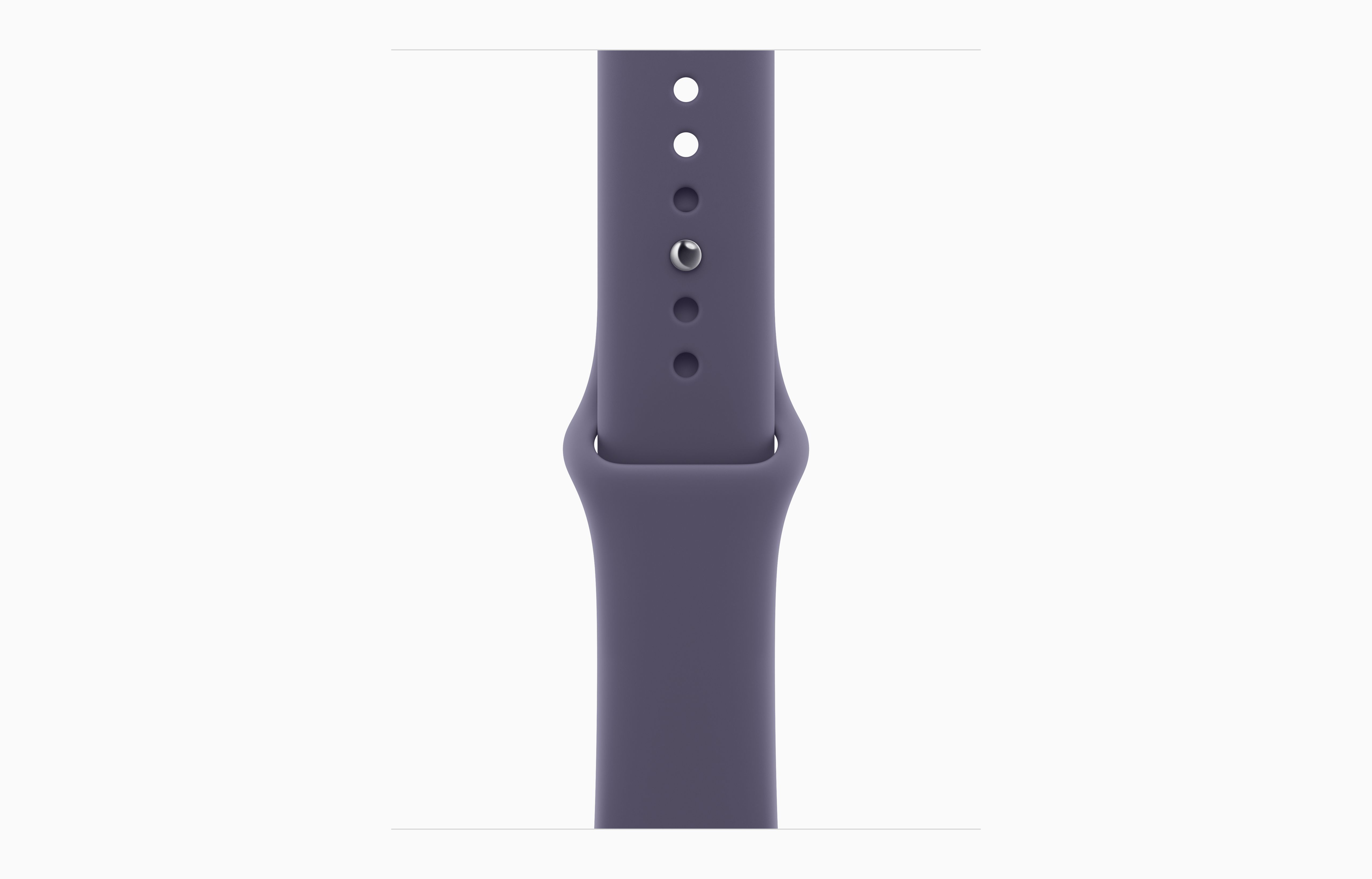 Apple Watch Series 11 Aluminum GPS – Silver (Purple Fog Sport Band) - Image 3