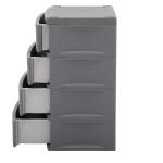 Sterilite 35.5 in. H x 26.625 in. W x 19.25 in. 4-Drawer Plastic Chest (01743V01)