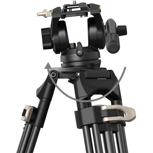 SmallRig AD-01 Heavy-Duty Tripod with Fluid Head - Image 6