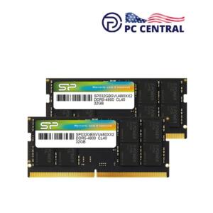 Silicon Power 32GB Laptop DDR5 5600 MHz SO-DIMM Memory Kit (2 x 16GB)
