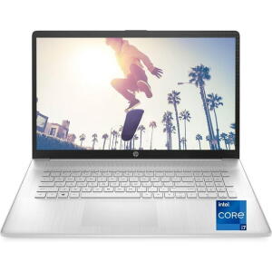 HP 17.3" Touch Laptop, i7-1255U, 16GB RAM, 1TB SSD, Backlit KB, Windows 11 Pro, Silver