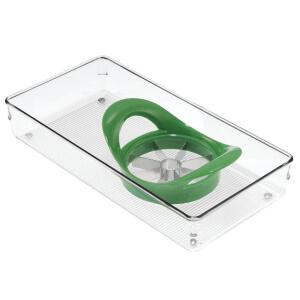 interDesignLinus Drawer Organizer, Plastic - 6 in x 12 in x 2 in (52691CX)