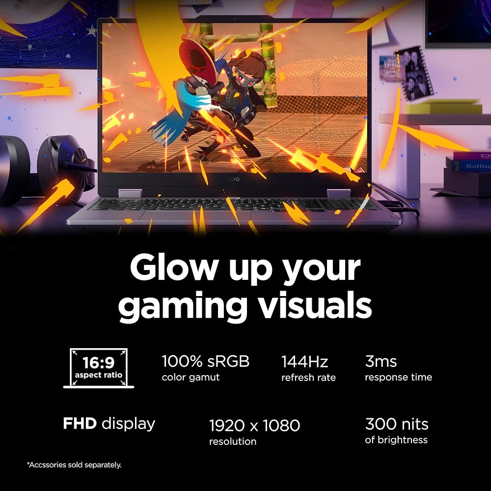 Lenovo Legion LOQ AI-Powered Gaming Laptop  - Intel Core i7-13650HX - Image 6