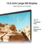 Jumper 15.6" Windows 11 Laptop, Intel Celeron 5205U, 4GB RAM, 128GB Storage