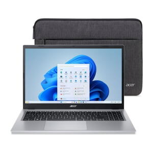 Acer Aspire 3 15.6", Ryzen 5-7520U, 8GB RAM, 512GB SSD, Pure Silver
