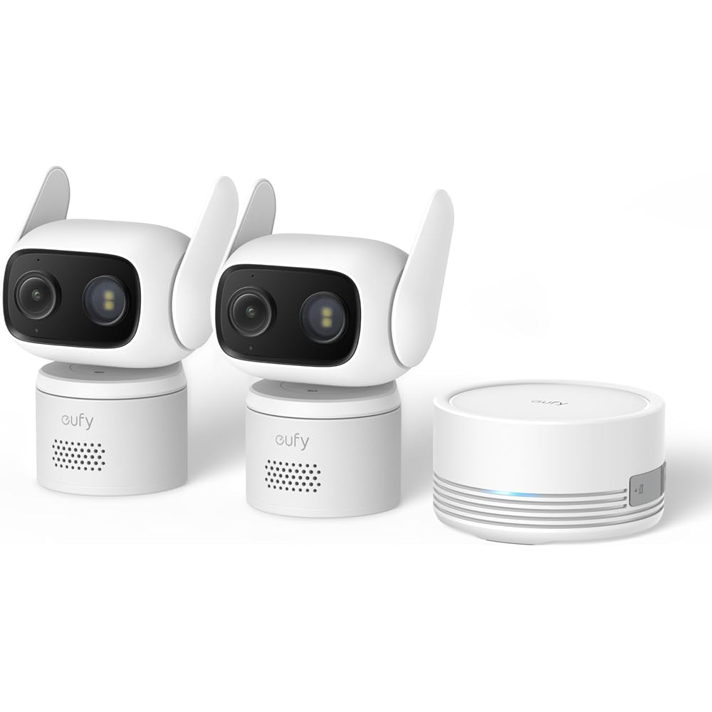 eufy Security Indoor&Outdoor Camera C31,2-Pack with HomeBase Mini - Image 1
