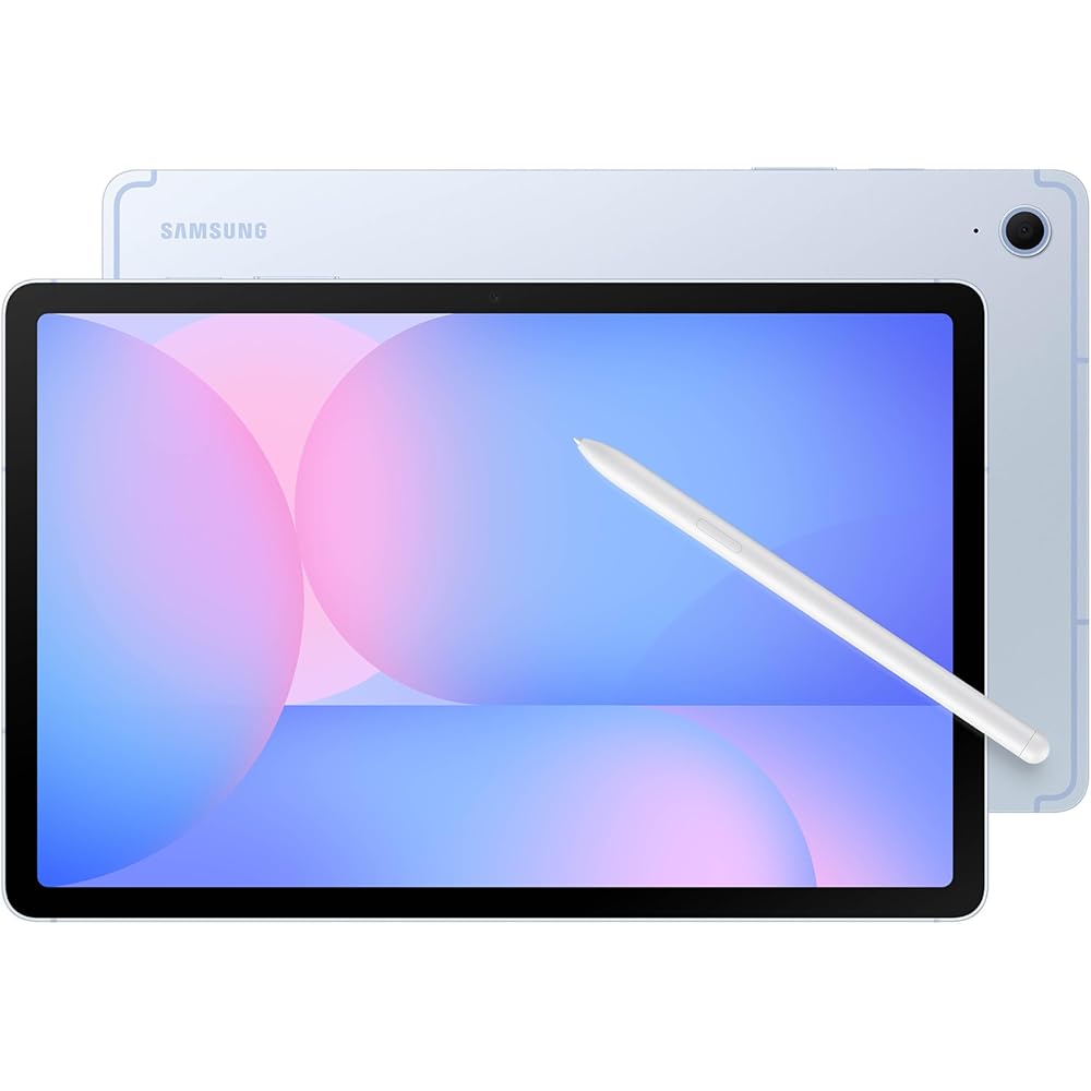 256GB, Large Display, Long Battery Life, Exynos 1580 Processor, IP68 Water-Resistant, 90 Hz Refresh, S Pen for Note-Taking, US Version (Blue)