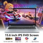 KUU 15.6" Touchscreen Laptop, AMD R3-3200U, 16GB RAM, 512GB SSD, 1080p