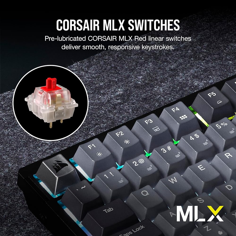 Corsair K65 Plus Wireless 75% RGB Mechanical Gaming Keyboard - Image 5