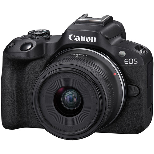 Canon EOS R50 Mirrorless Camera with 18-45mm Lens - Image 1