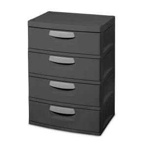 Sterilite 35.5 in. H x 26.625 in. W x 19.25 in. 4-Drawer Plastic Chest (01743V01)