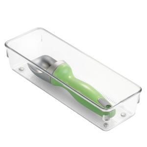 interDesignLinus Drawer Organizer, Plastic - 3 in x 9 in x 2 in (52496CX)