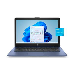 HP 14" Laptop, Celeron N4000, 4GB RAM, 64GB Storage, Windows 10S, Blue (14-cb171wm)