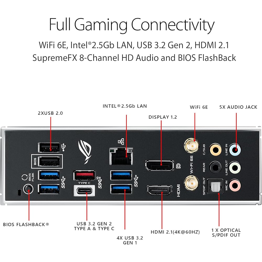 Asus ROG Strix B550-F Gaming WiFi II AMD AM4 ATX Motherboard - Image 5