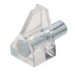 5 mm Clear Nylon Shelf Support (8-Piece) (802054)