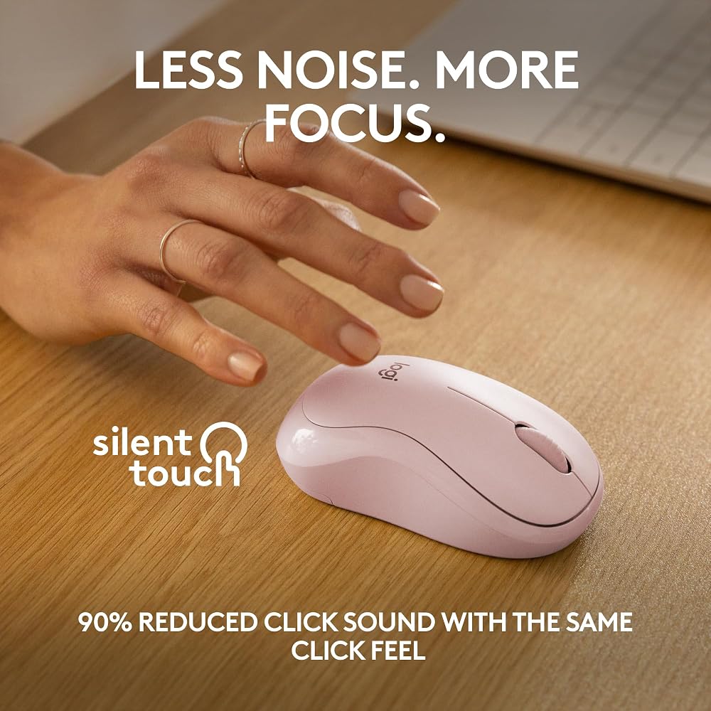 Logitech M240 Compact Silent Bluetooth Wireless Mouse - Image 3