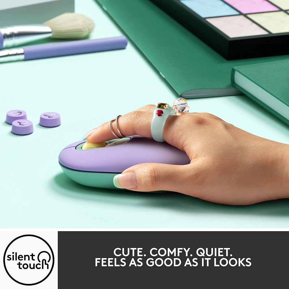 Logitech POP Mouse, Compact and Portable Wireless Bluetooth - Image 4