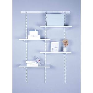 Everbilt30 in. Heavy-Duty White Vertical Rail - Shelf Tracks (91216)