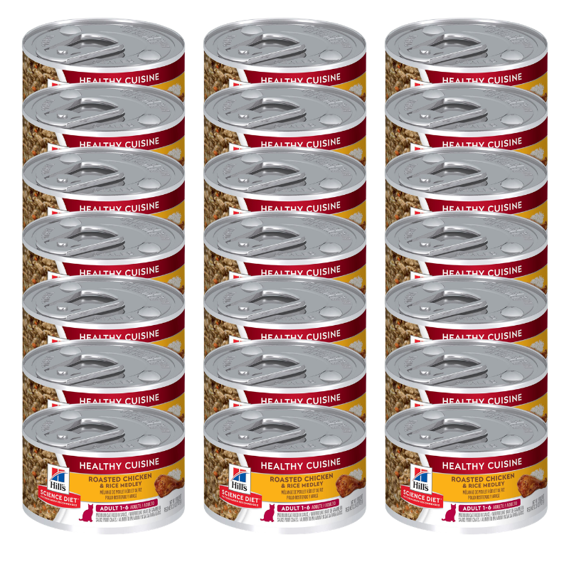 Hill's® Science Diet® Healthy Cuisine Adult Wet Cat Food - Medley, Chicken & Rice