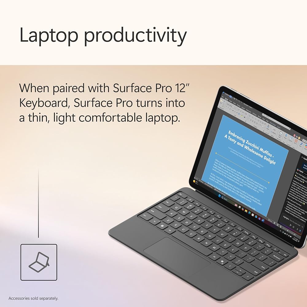 Microsoft Surface Pro (2025) 2-in-1 Laptop/Tablet - Image 4