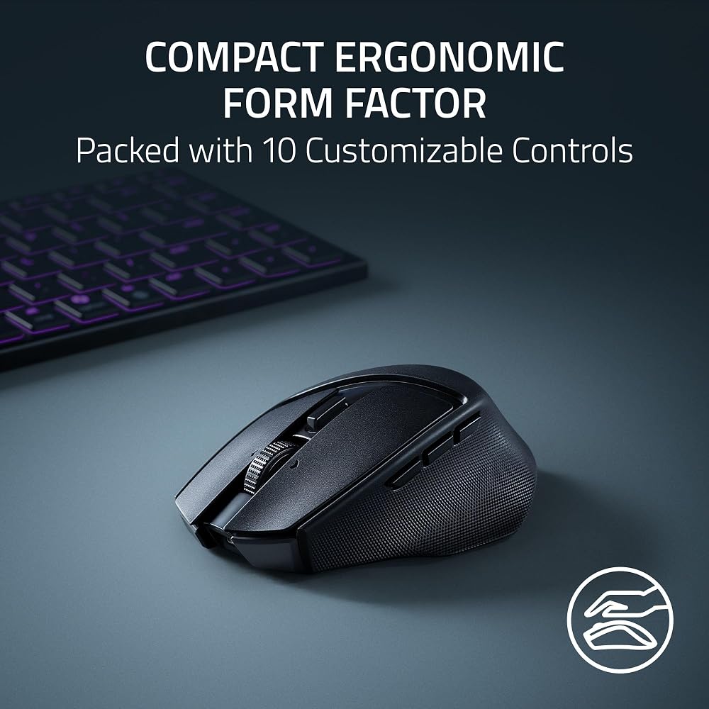 Razer Basilisk Mobile Portable Ergonomic Wireless Gaming Mouse - Image 4