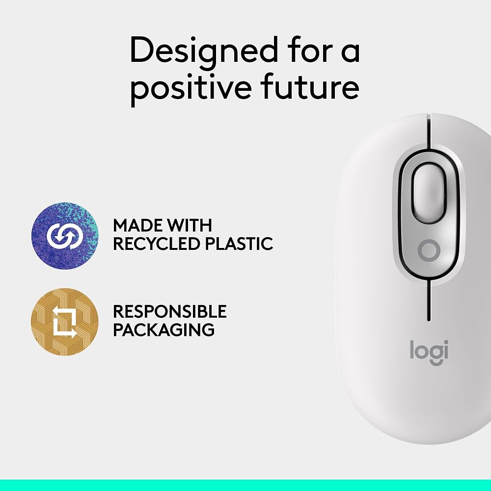 Logitech POP Mouse, Compact and Portable Wireless Bluetooth - Image 9