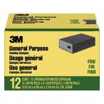 3M 2-7/8 in. x 4-7/8 in x 1 in. 100 Grit Single Angle General Purpose Sanding Sponge, Fine (12 Pack) (CP040-12P)