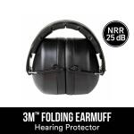 3M Black Folding Earmuff (90563H1-DC)
