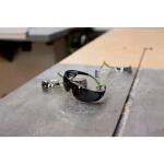 3M SecureFit 400 Series Black/Neon Green Frame with Anti-Fog Lens Safety Eyewear (3-Pack) (SF400-W-3PK)